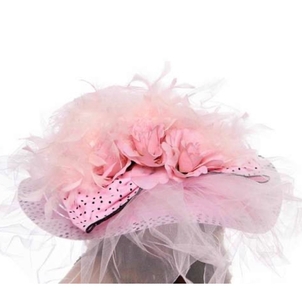 Pretty in pink Derby hat